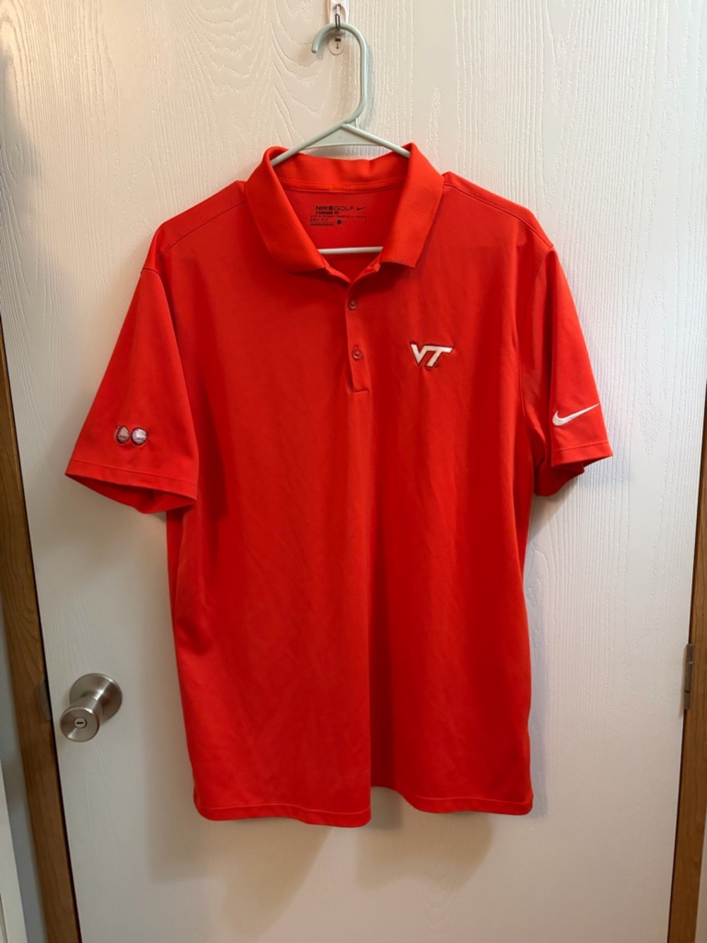 Nike Golf Virginia Tech Dri-Fit Men’s Performance Polo SZ L